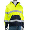 Protective Industrial Products Mens Full Zip Hooded Sweatshirt Hi-Vis Yellow Small, small image number 2
