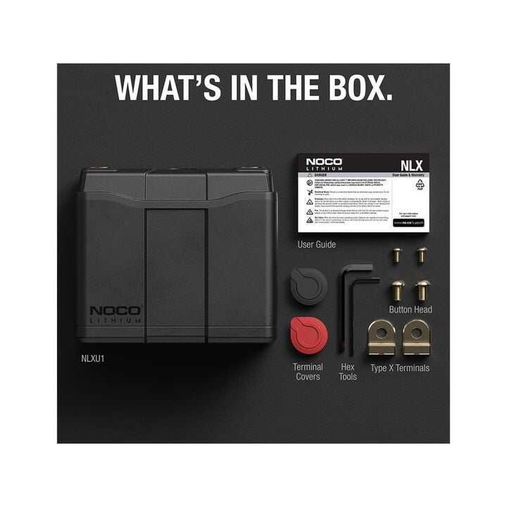 Noco 40Ah Group U1 Rechargeable Li-Iron Phosphate (LiFePO4) Battery, large image number 1