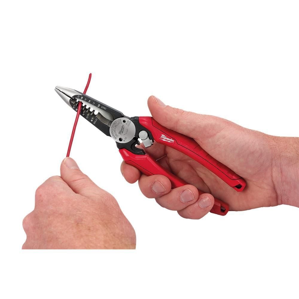 Milwaukee Electricians Combination Wire Pliers, large image number 7