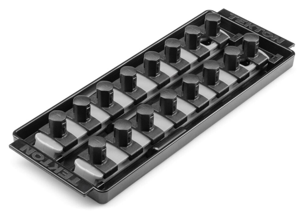 Tekton 16 Slot Universal Socket Organizer for 1/2 Inch Drive Sockets and Bit Sockets, – OST21316