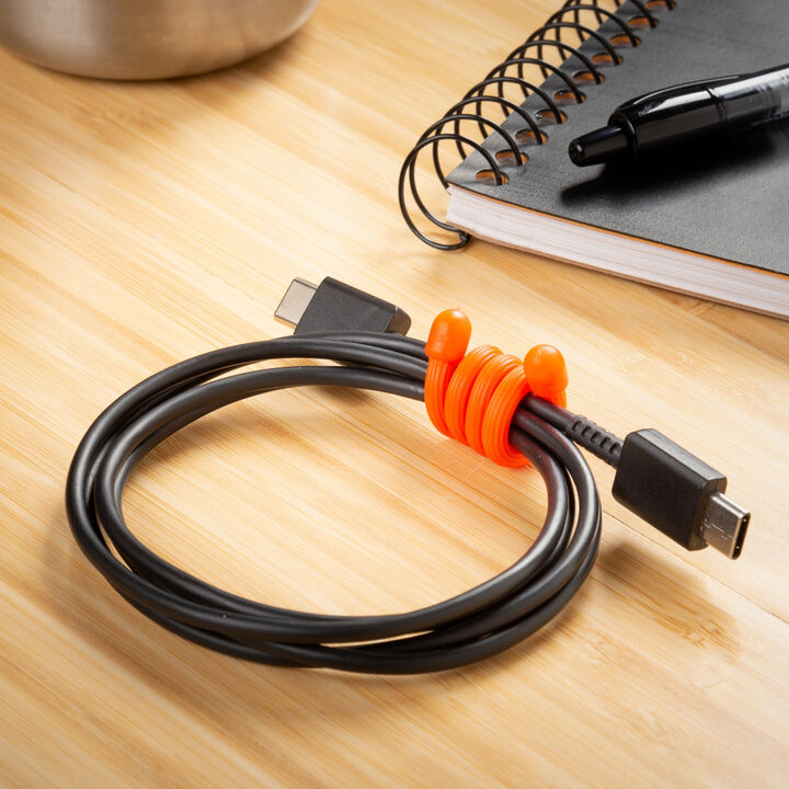 Nite Ize Gear Tie Reusable Rubber Twist Tie 6in 2pk Br. Orange, large image number 10