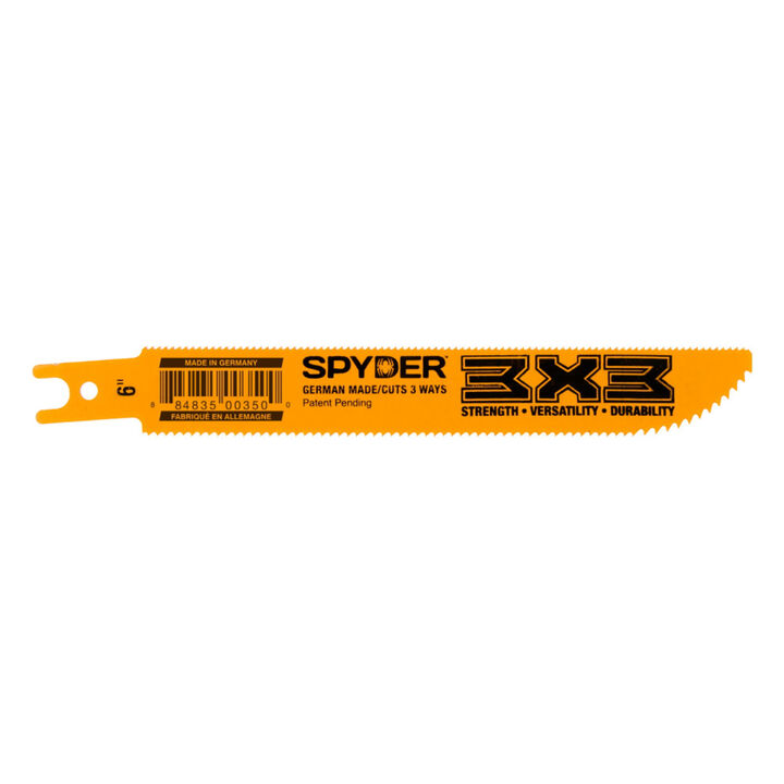 Spyder Double-Sided 6 Inch Wood and Metal Cutting Reciprocating Blade, 14/18 TPI, large image number 4