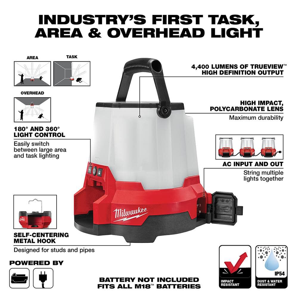 Milwaukee M18 Radius Led Compact Site Light Bare Tool 2145 20 Simolary simolary.com 7