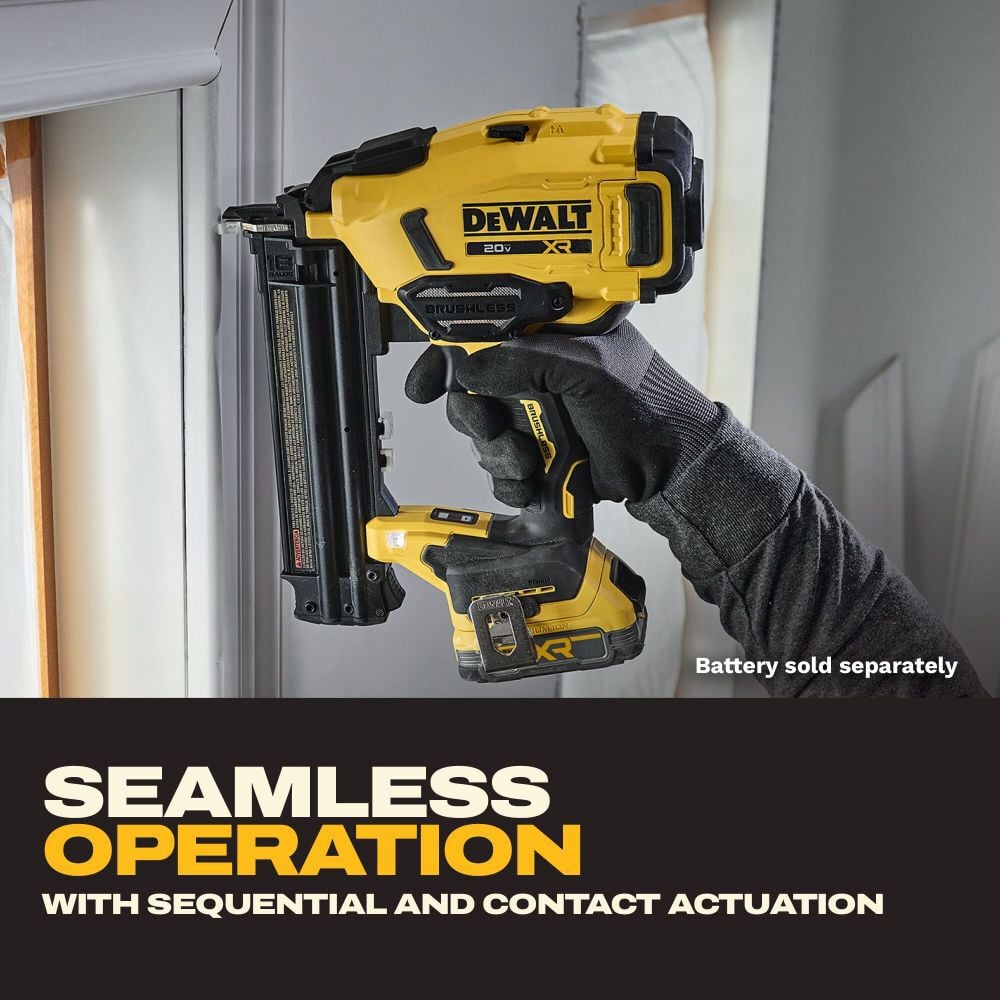 DEWALT 20V MAX XR 18 Gauge Brad Nailer (Bare Tool), large image number 6
