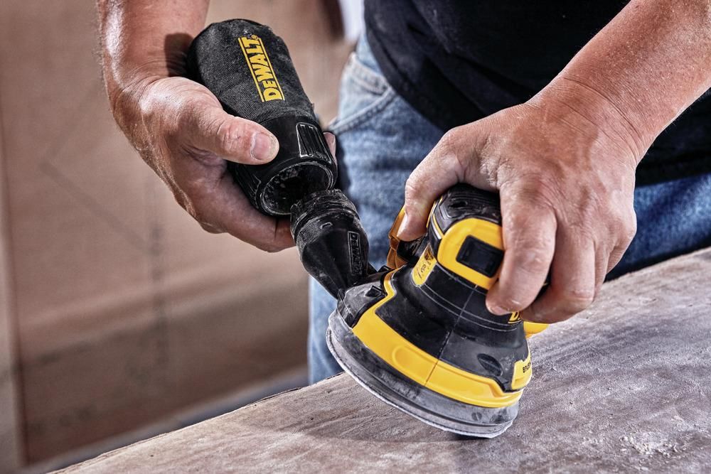 DEWALT 20V MAX XR 5 in Cordless Random Orbital Sander Kit (2.0Ah Battery), large image number 5