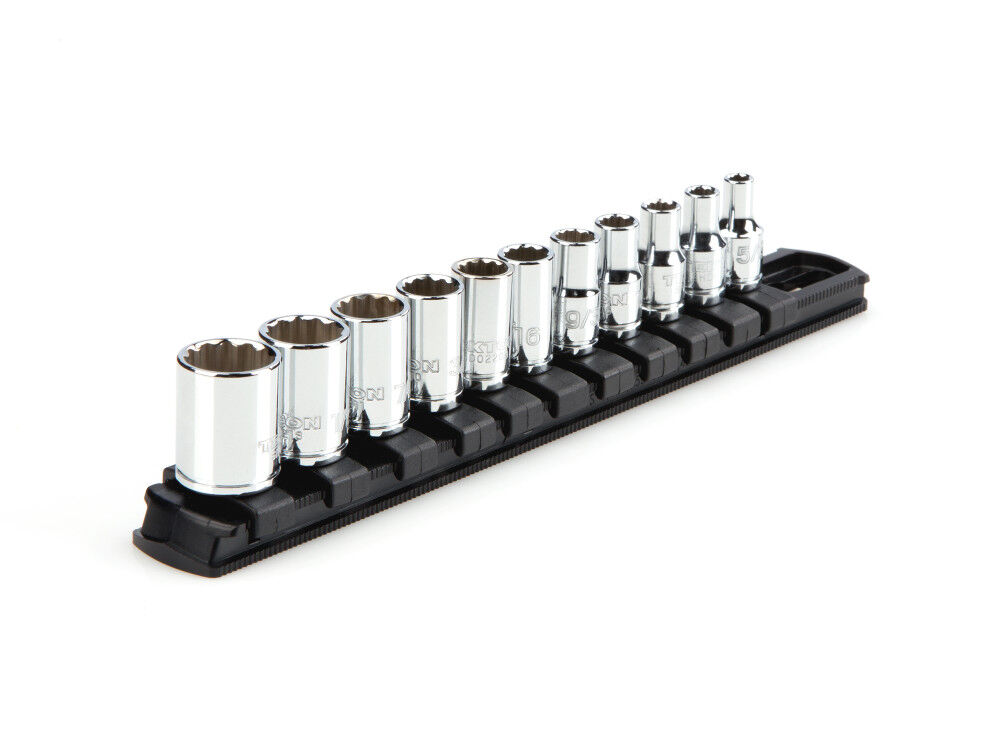Tekton 1/4 Inch 12 Point Socket Set, 11 Pieces (5/32-9/16 Inch), large image number 1