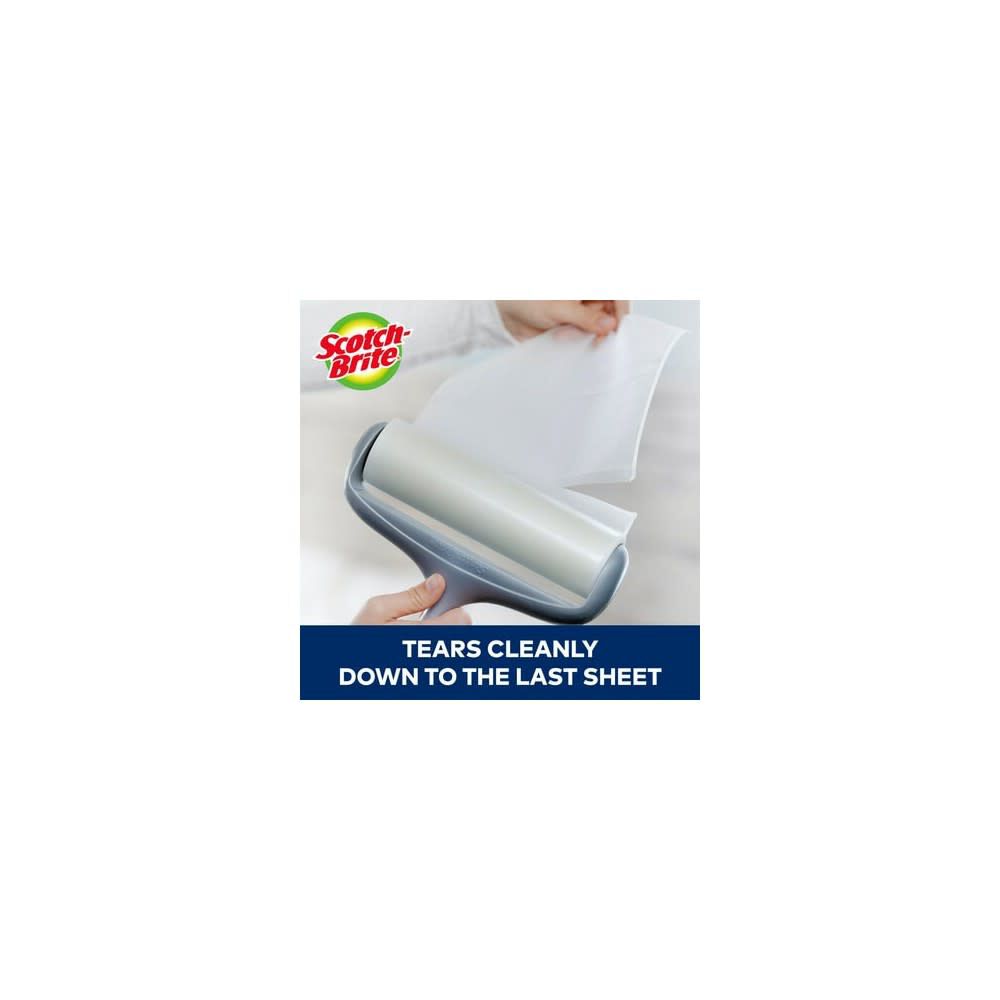 3M Scotch Brite 8 Inch Large Surface Lint Roller & Refill 2 Pack, large image number 7