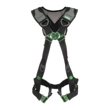MSA Safety Works V FLEX Harness Standard Back D Ring Quick Connect Leg Straps