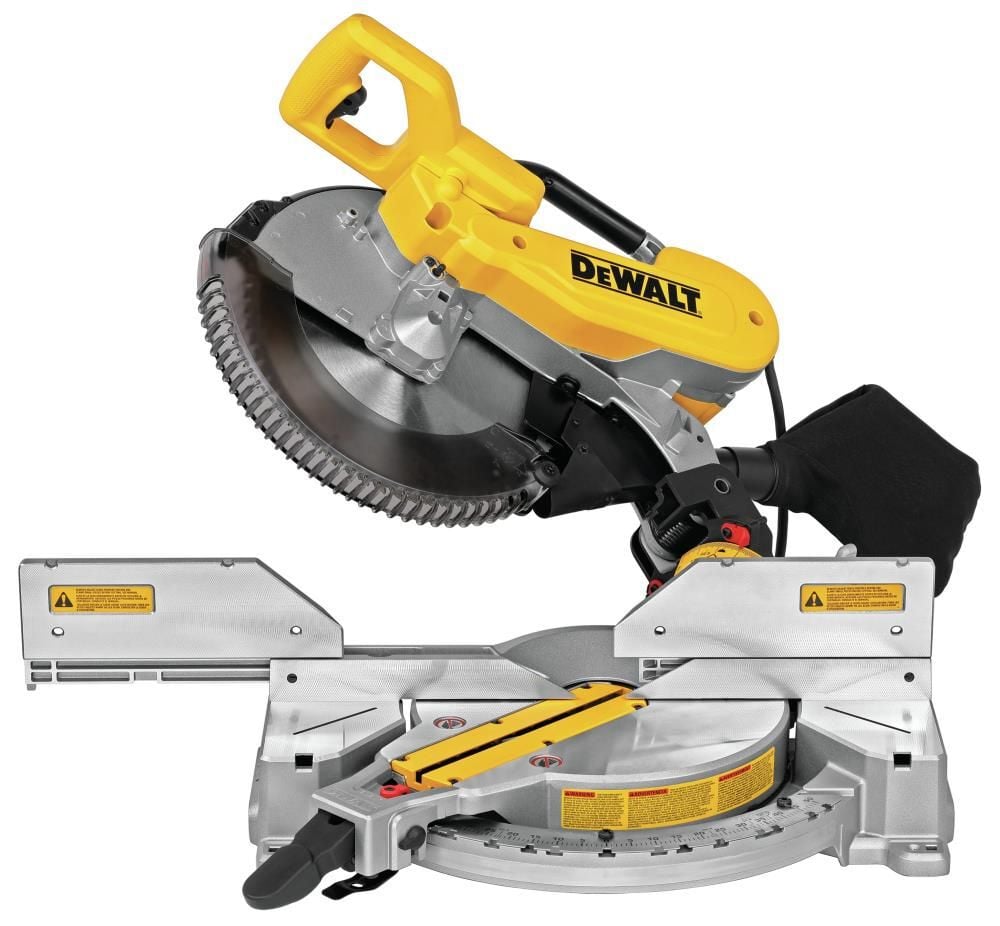 DEWALT 12in 15 Amp Dual Bevel Compound Miter Saw, large image number 8