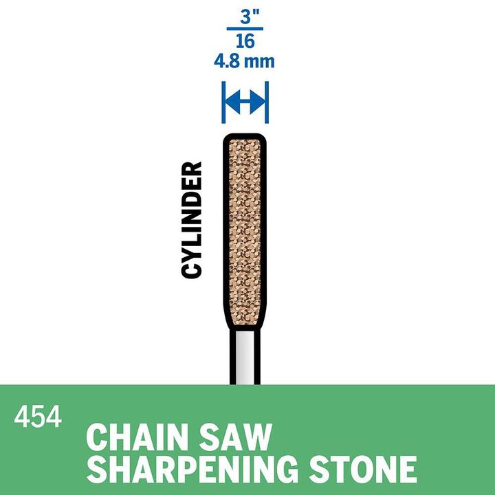 Dremel 3/16 In. Chain Saw Sharpening Stone, large image number 1