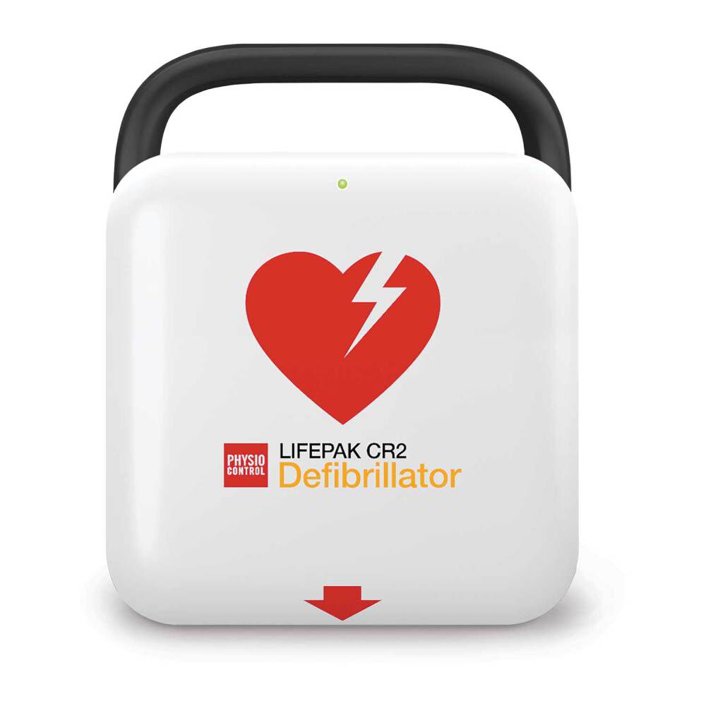 Aero Healthcare CARDIACT LIFEPAK CR2 Semi-automatic, Cellular, English with Handle Alarmed Cabinet – CA-P8-CR2
