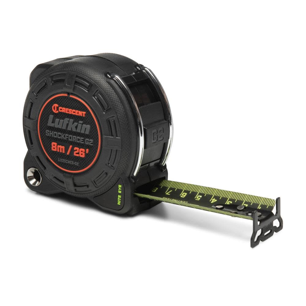 Crescent Lufkin L1116BCM Shockforce Night Eye Mètre ruban double face
