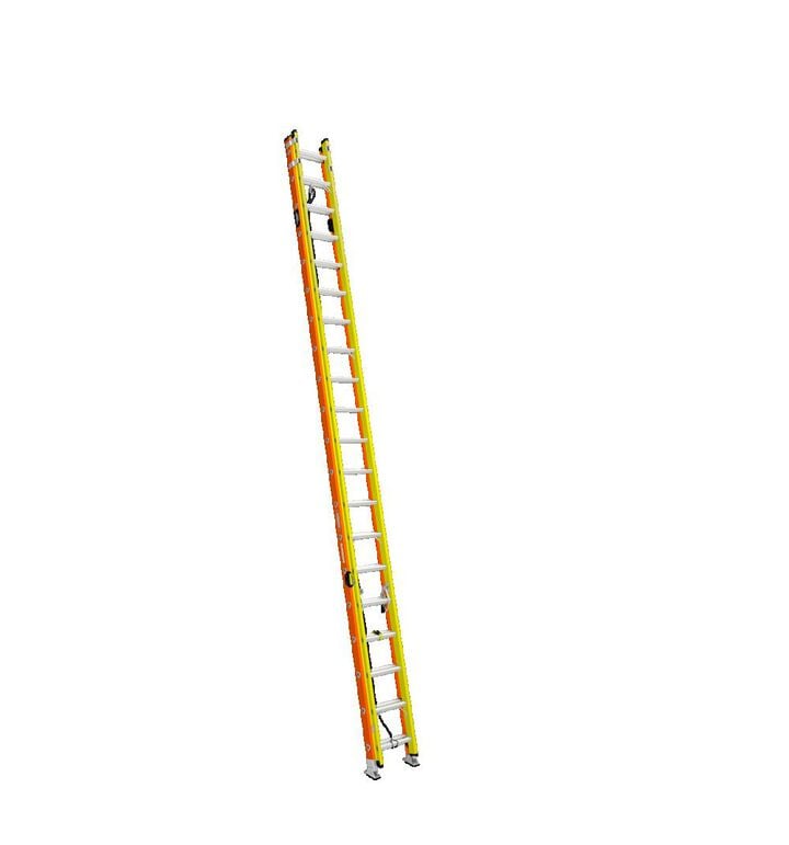 Werner Glidesafe Extension Ladder Fiberglass Tri Rung Type IA 40'