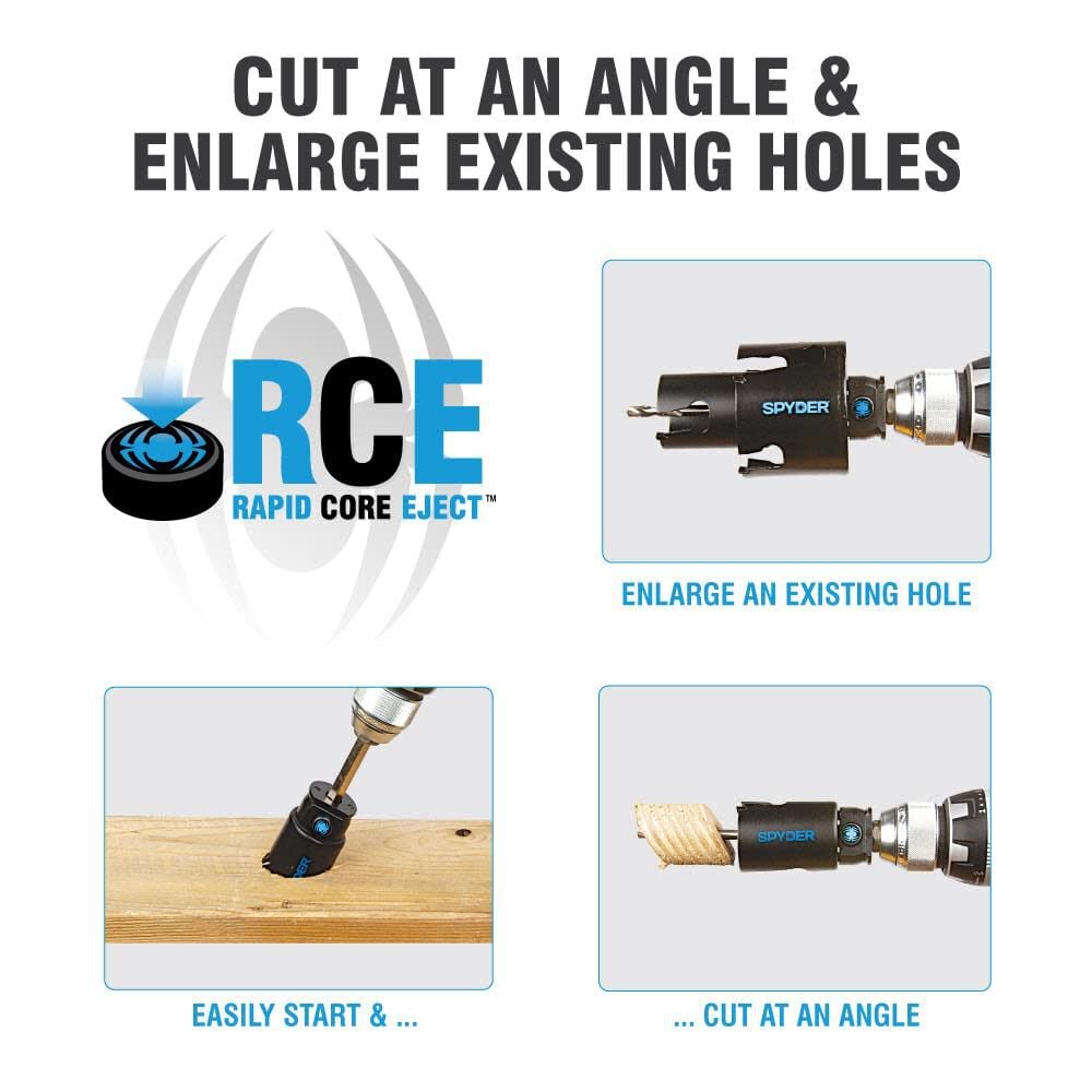 Spyder RCE BIM Hole Saw 3-1/2 In., large image number 7