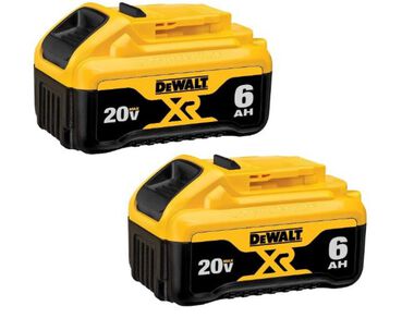 DEWALT 20V MAX Premium XR 6.0 Ah Lithium Ion Battery 2 pack