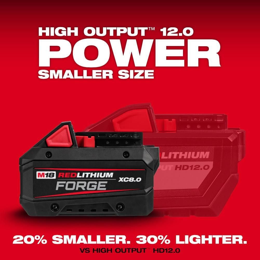 Milwaukee M18 REDLITHIUM FORGE XC8.0 Starter Kit, large image number 2