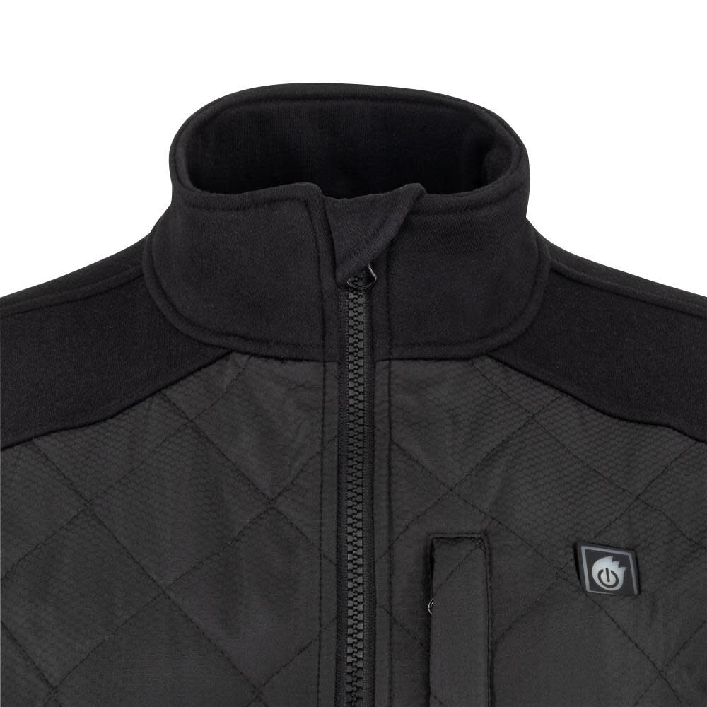 DEWALT Womens Hybrid Heated Jacket, Black, Medium, large image number 3