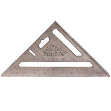 Empire Level 7 In. Magnum Fat Boy Aluminum Rafter Square, large image number 0
