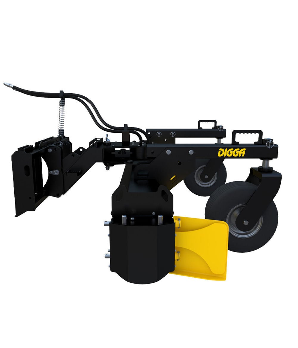 Digga North America 72 Inch Hydraulic Slew High Flow Soil Conditioner for Skid Steer, large image number 2
