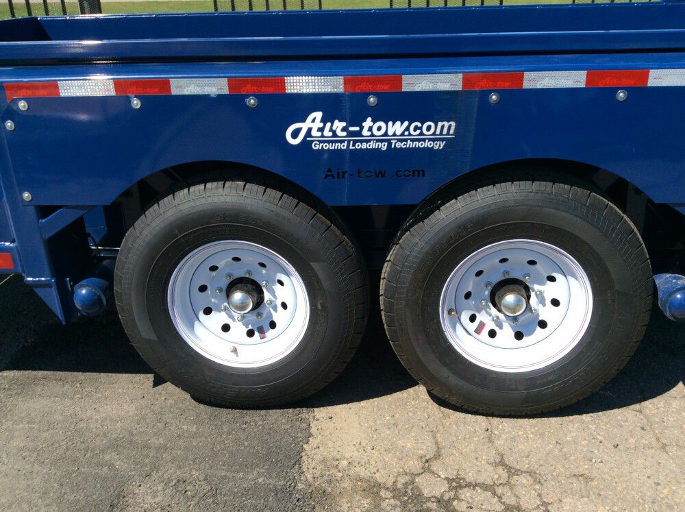 Air-Tow Trailers 12 Ft. 5 Inch Drop Deck & Dump Trailer 74 Inch Deck Width - 10000# Capacity, large image number 16
