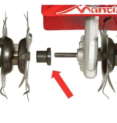 Mantis Weed Reducer Tiller Attachment