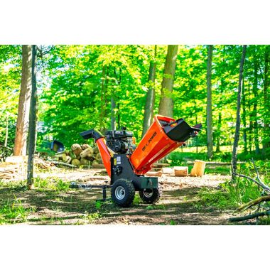 DK2 4in 280 cc 7HP Gasoline Powered Kinetic Drum Chipper, large image number 10