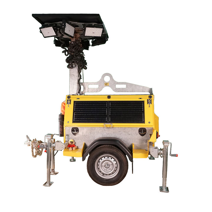 Metrolite Light Tower Hybrid LED with Solar and Diesel Capabilities, large image number 1
