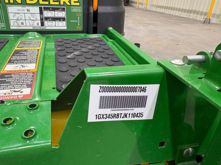 John Deere Z345R ZTrak 42 Inch 22HP Zero-Turn Mower Used 2018, large image number 12
