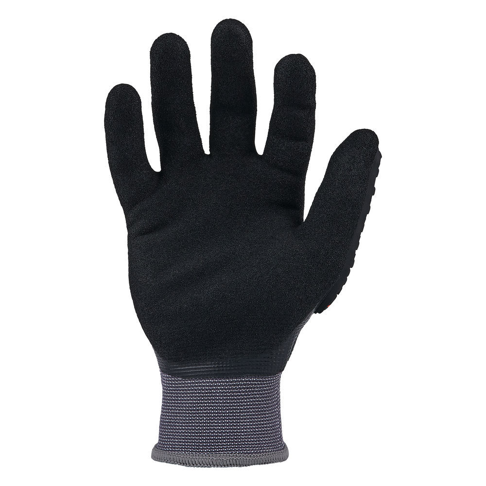 Ergodyne 7101 Full Nitrile Dipped Impact Gloves Medium Black, large image number 8