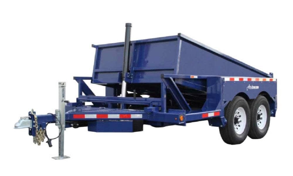 Air-Tow Trailers 12 Ft. 5 Inch Drop Deck & Dump Trailer 74 Inch Deck Width – 10000# Capacity – 3D12