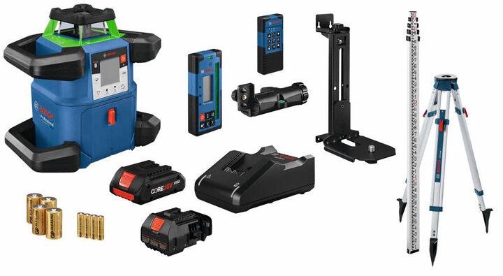 Bosch 18V REVOLVE4000 Connected Rotary Laser Kit
