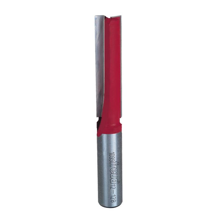 Freud 1/2 In. (Dia.) Double Flute Straight Bit with 1/2 In. Shank, large image number 0
