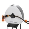 Giraffe Tools Ground-Mounted Retractable Hose Reel1/2 Inch 100 Ft with 9 Mode Nozzle & Leader Hose, small image number 1