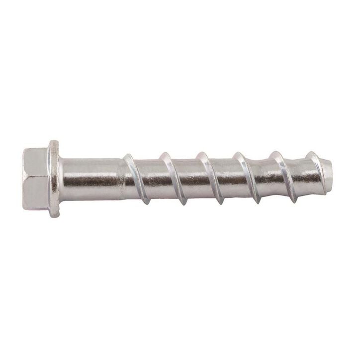 DEWALT Screw-Bolt+ 3/8 x 2-1/2 Inch Hex Head Concrete Screw Anchor 50 Pieces