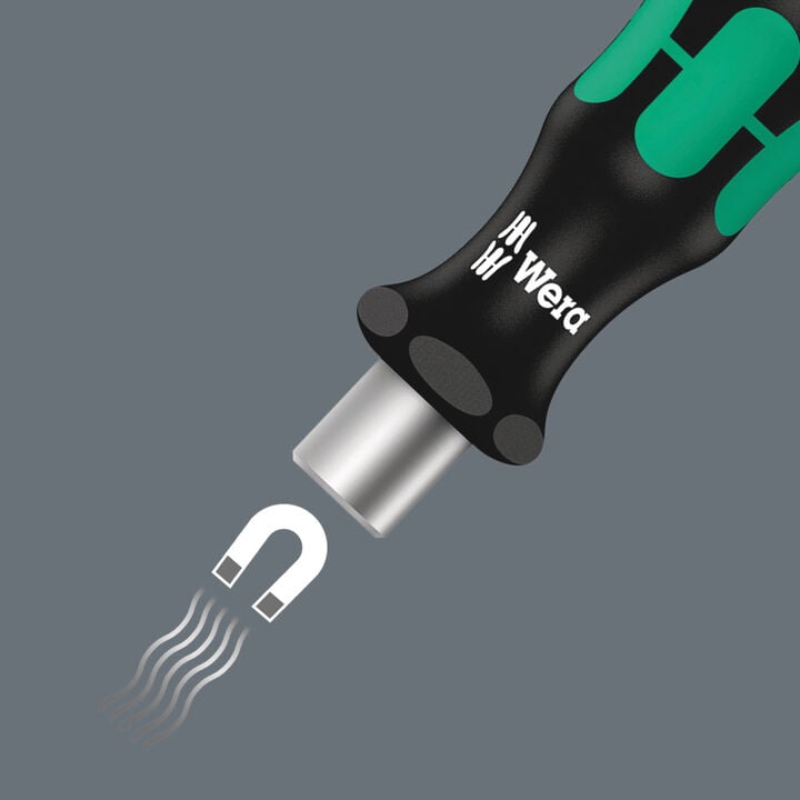 Wera Tools 813 78 mm Hex Tip Kraftform Plus Bitholding Screwdriver, large image number 1