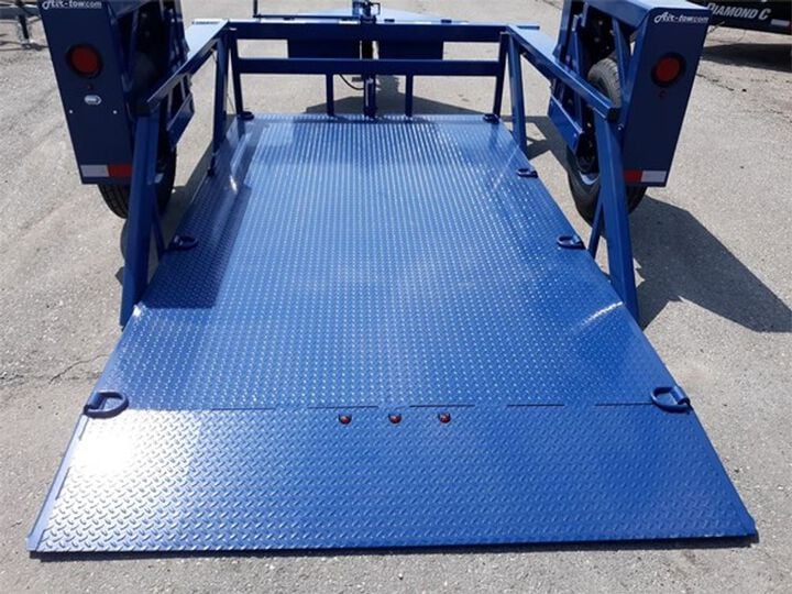 Air-Tow Trailers 12 Ft. Drop Deck Flatbed Trailer 75 Inch Deck Width - 5500# Capacity, large image number 14