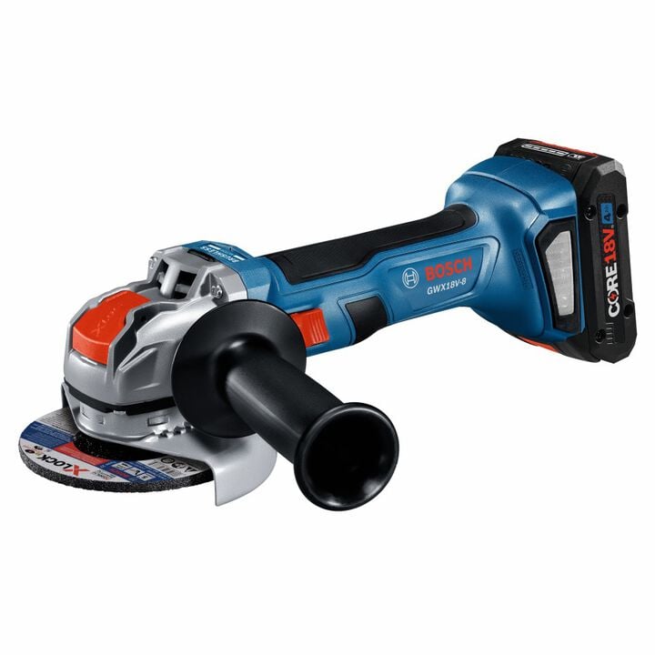 Bosch 18V X-LOCK 4 1/2in Angle Grinder Kit, large image number 3