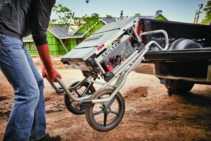 SKILSAW Table Saw 10in Heavy Duty Worm Drive with Stand, large image number 5