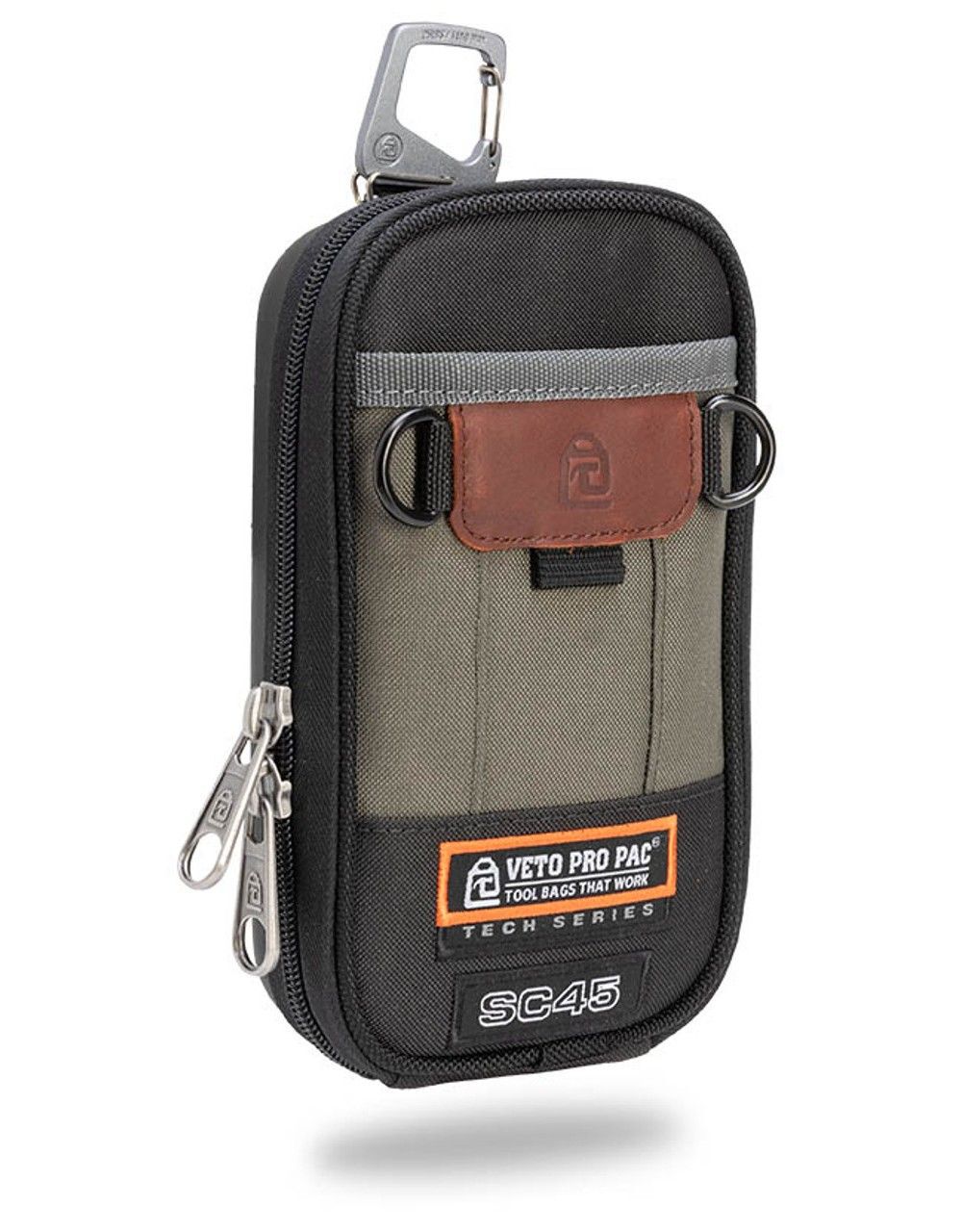 Veto Pro Pac Small Semi Rigid Multi Functional Tool Pouch with Zipper Closure, large image number 2