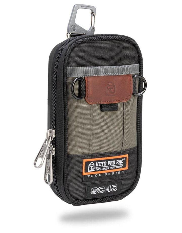 Veto Pro Pac Small Semi Rigid Multi Functional Tool Pouch with Zipper Closure, large image number 1