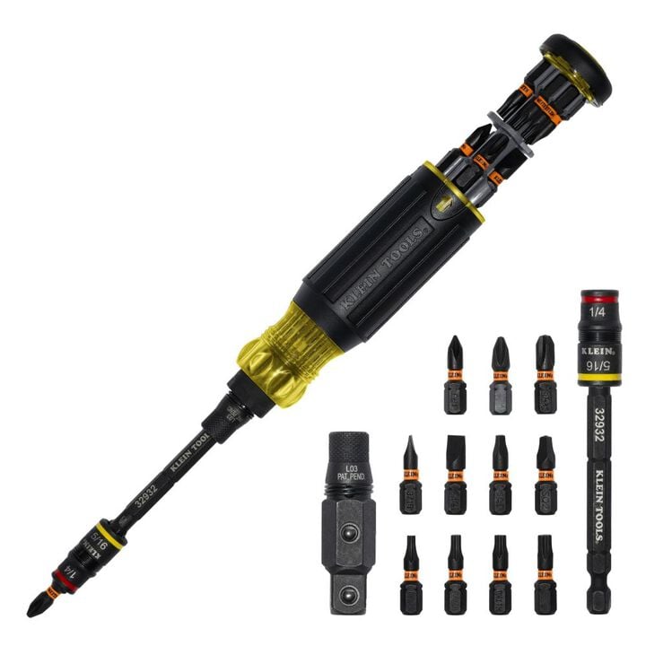 Klein Tools KNECT 16-in-1 Impact Rated Hybrid Screwdriver/Nut Driver