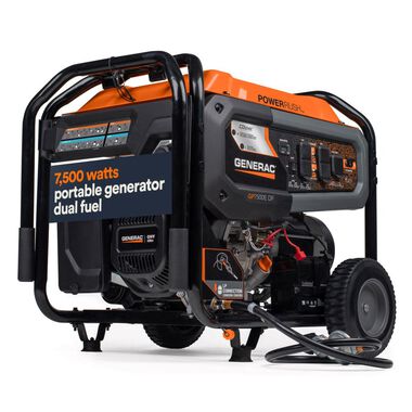 Generac GP7500E Dual Fuel Portable Generator 49 State