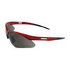 Protective Industrial Products Anser Semi-Rimless Safety Glasses with Red Frame Gray Lens and Anti-Scratch Coating Including Neck Cord, small image number 2