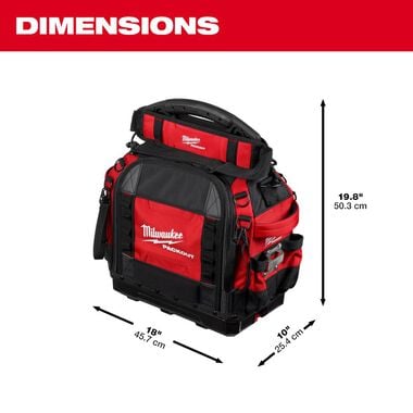 Milwaukee PACKOUT 15 in Structured Tool Bag, large image number 2