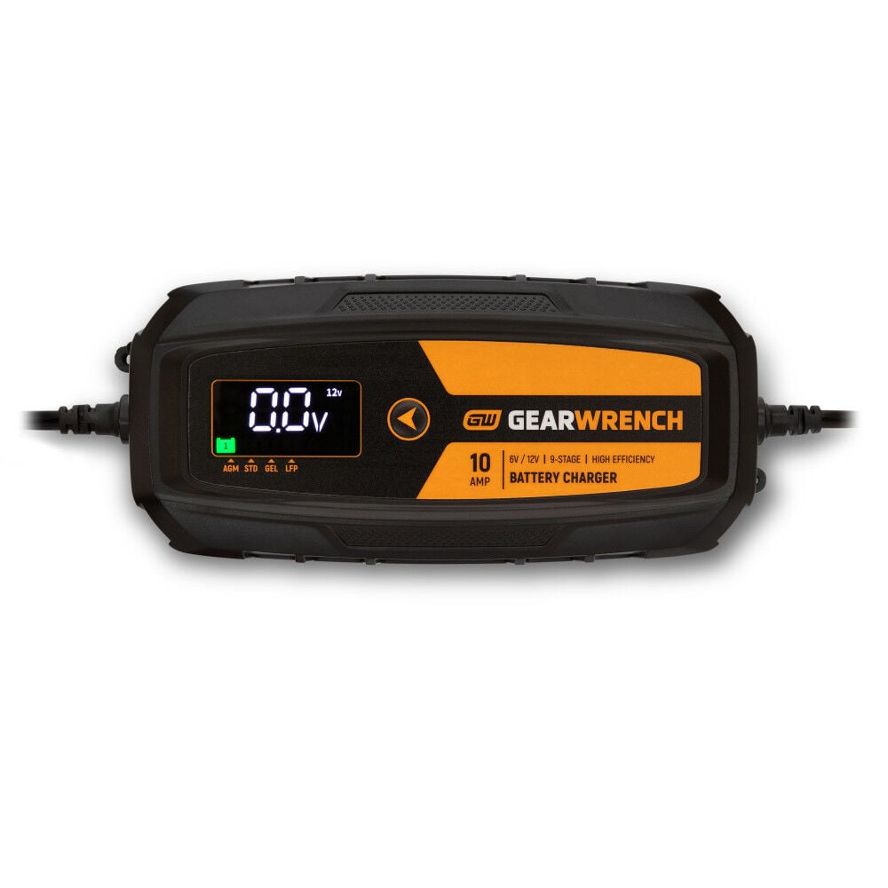 GEARWRENCH 10A 6V/12V Battery Charger and Maintainer – GWBC100