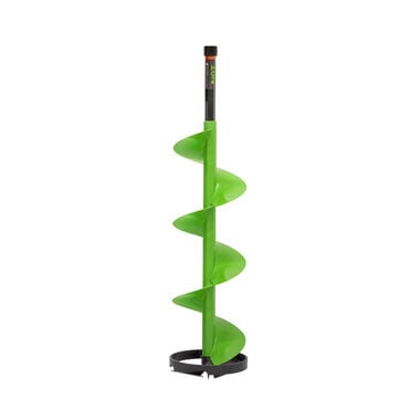Ion Turbo Auger Bit for Use with Alpha Powerheads, 10 Inch, Turbo Cutting System, Ice Auger Bit, Composite