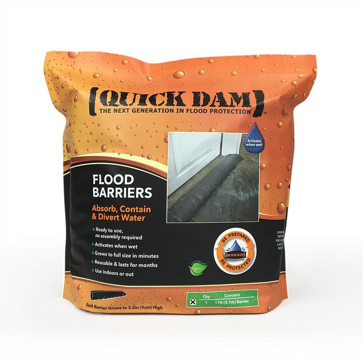 Quick Dam Flood Barrier 17ft 1/Pk
