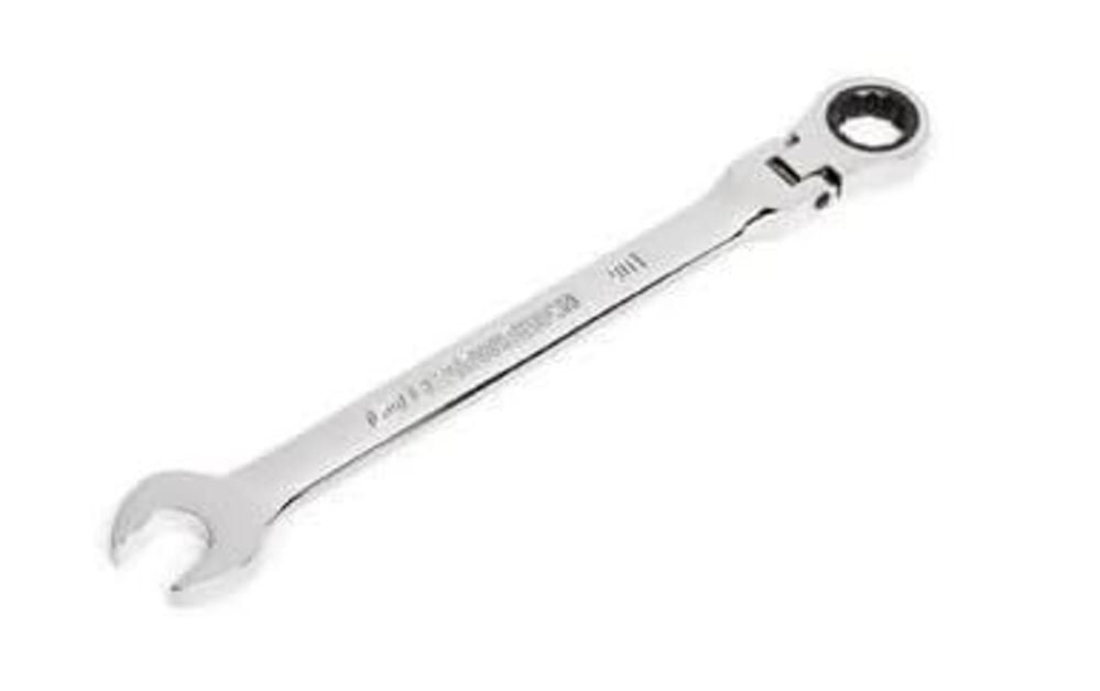 GEARWRENCH 1/4in 90T 12 Point Flex Head Ratcheting Combination Wrench, large image number 2