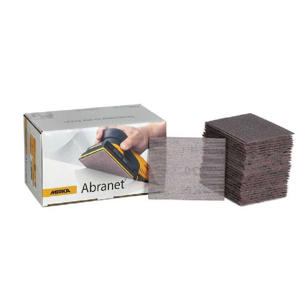 Mirka ABRANET 4 Inch x 3 Inch P180 Grit Sanding Sheet, 50 Pieces, large image number 5