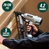 Metabo HPT 2-1/2 In. 15-Gauge Angled Finish Nailer with Air Duster, small image number 3